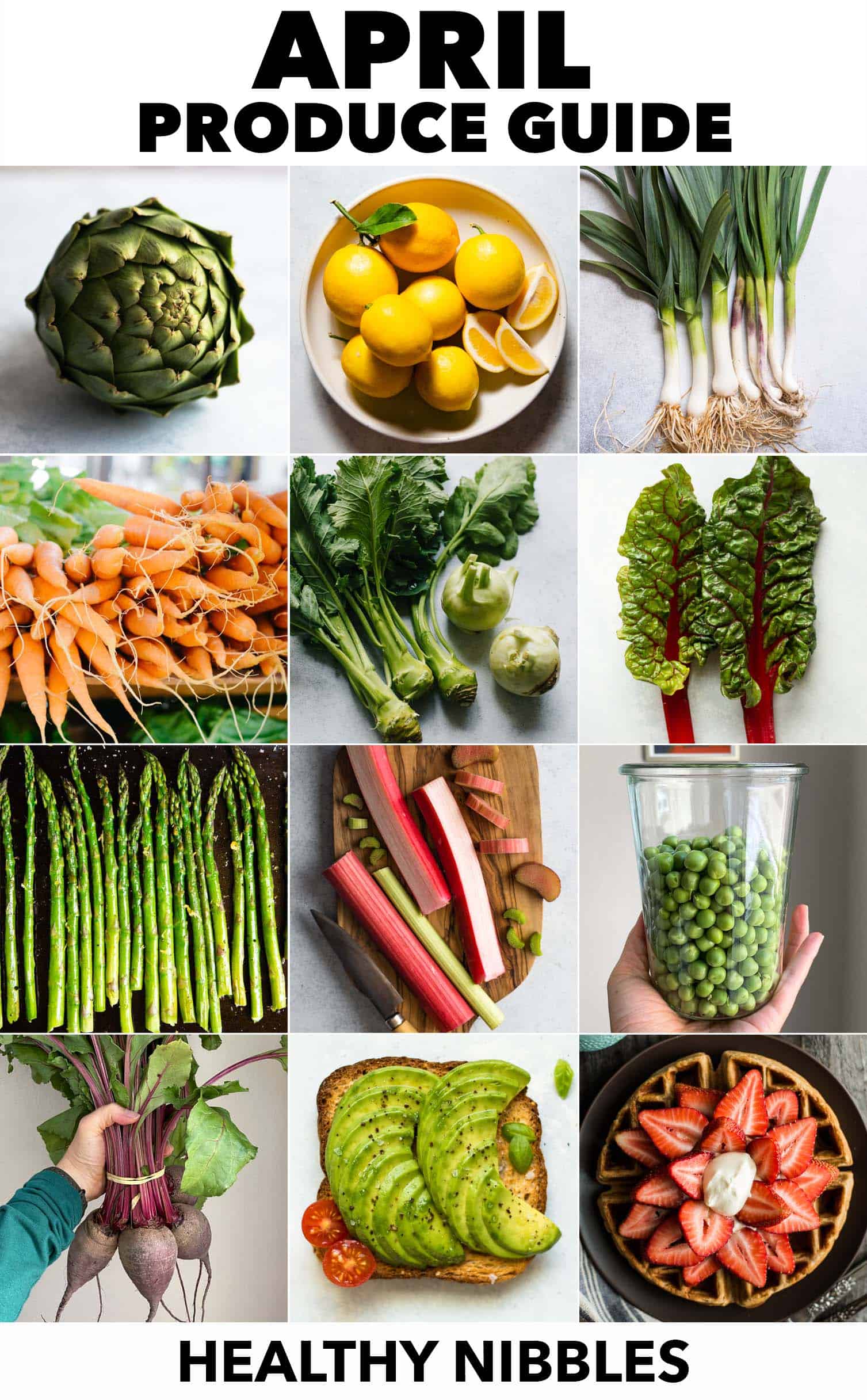 What's in Season in April - a produce guide