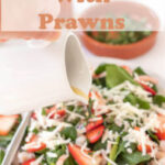 Baby Spinach Salad And Prawns