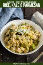 Browned Butter Kale, Rice and Parmesan Recipe