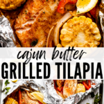 Grilled Tilapia with Cajun Butter