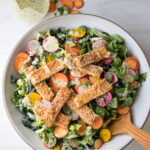 Vegan Crispy Baked Tofu Salad Recipe
