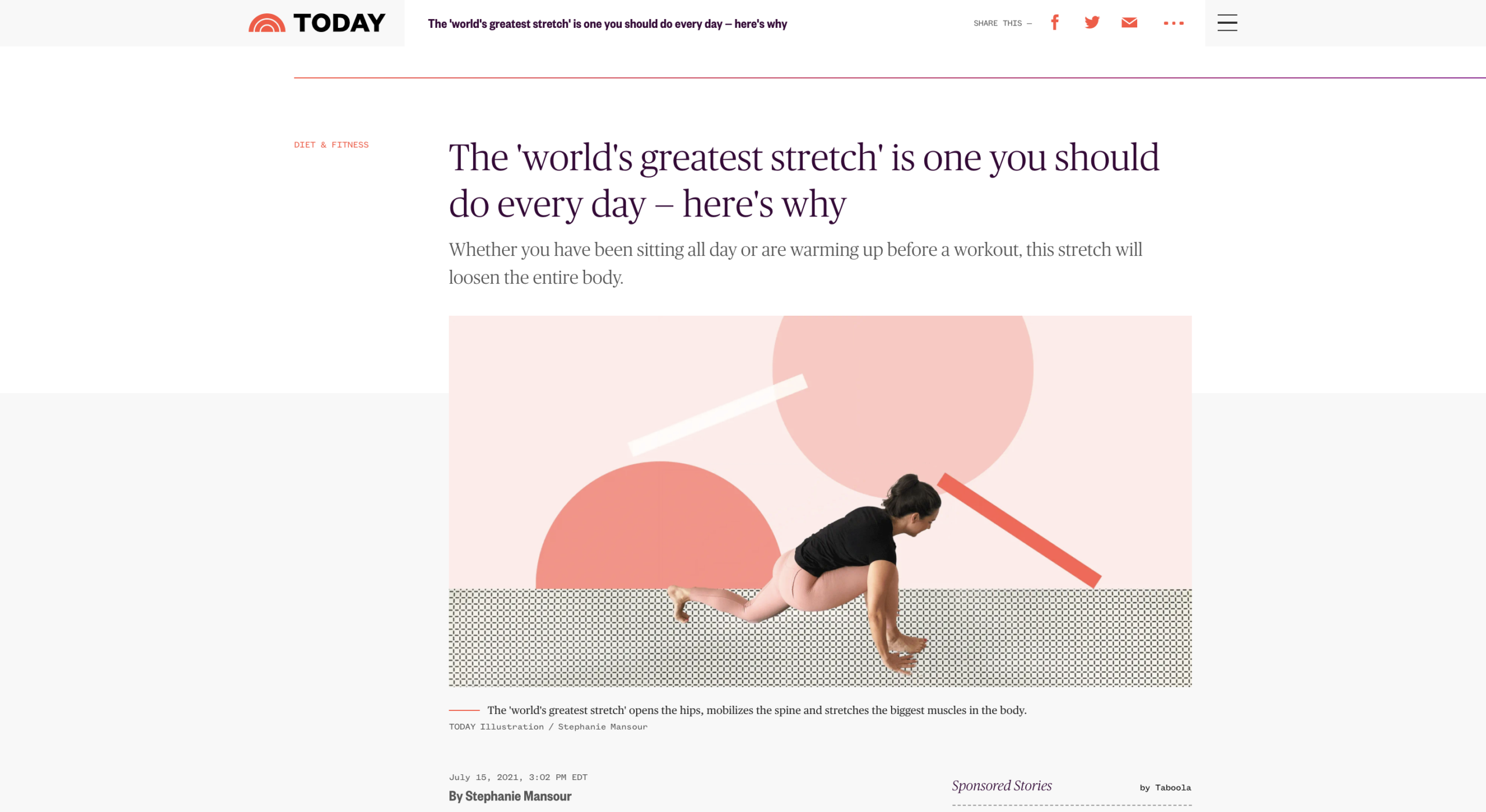 TODAY SHOW: How to perform the ‘world’s greatest stretch’
