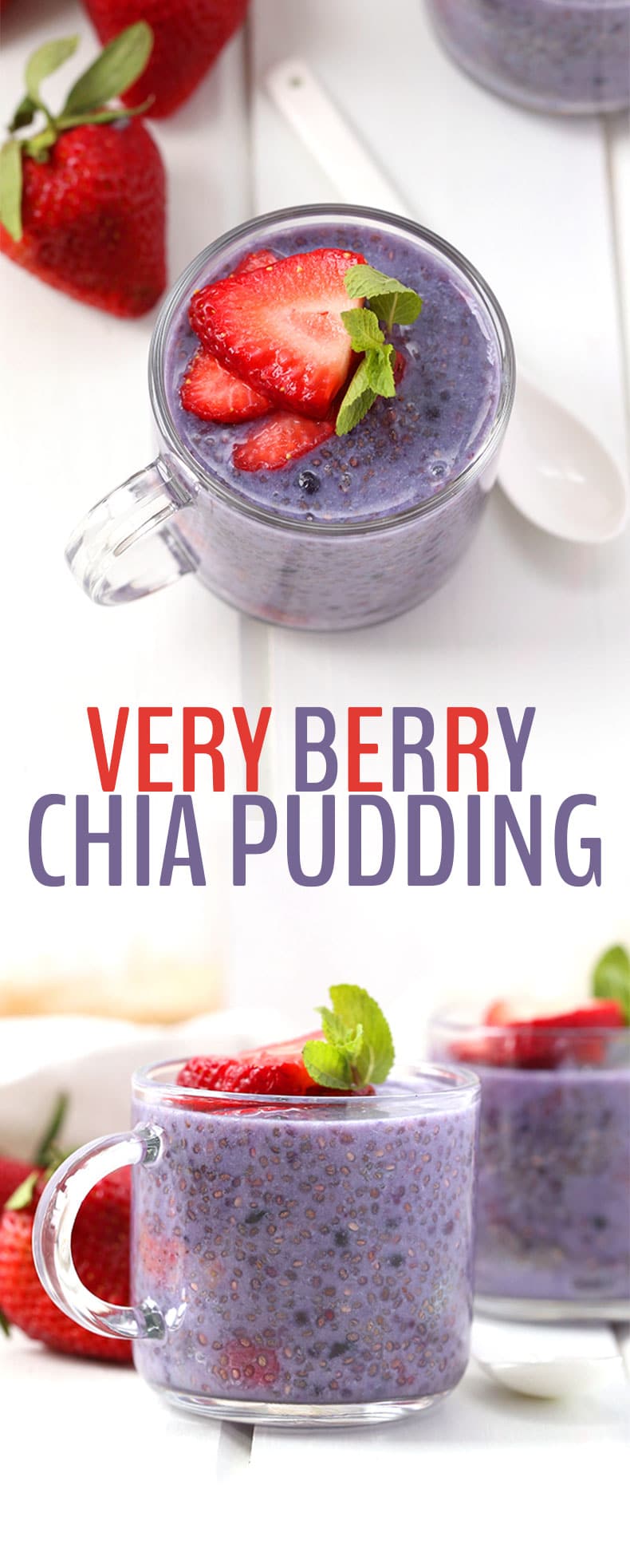Very Berry Chia Pudding [Easy Prep]