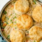 Easy Chicken Pot Pie with Biscuits