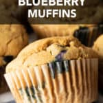 Oat Flour Blueberry Muffins - Beaming Baker