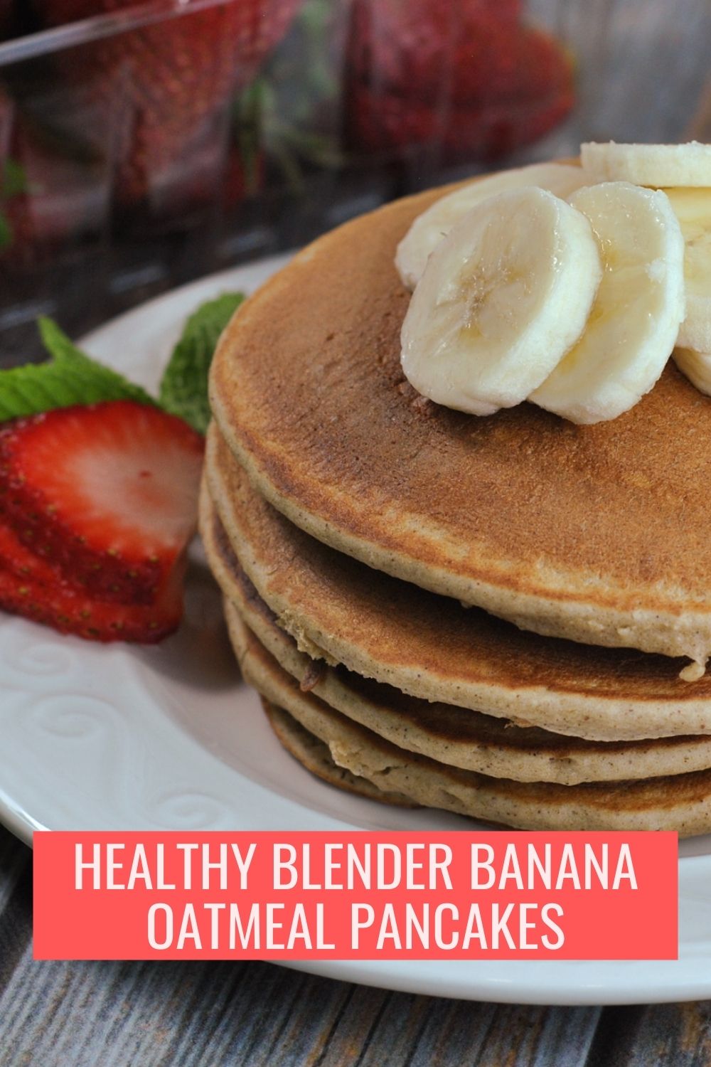 Healthy Blender Banana Oatmeal Pancakes via @preventionrd