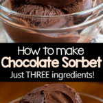 Chocolate Sorbet Recipe - Chocolate Covered Katie