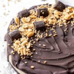 Vegan Snickers Cheesecake - Nadia's Healthy Kitchen