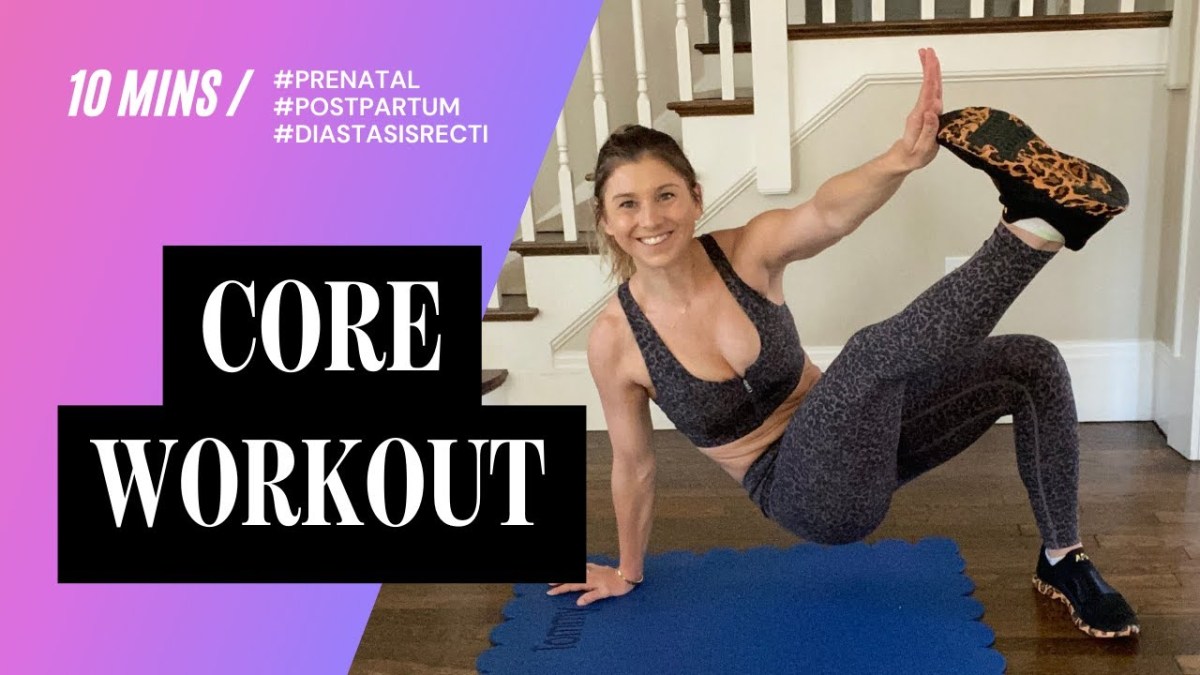 10-minute Postpartum Core Workout
