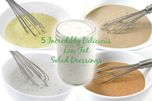 5 Incredibly Delicious Low Fat Salad Dressings