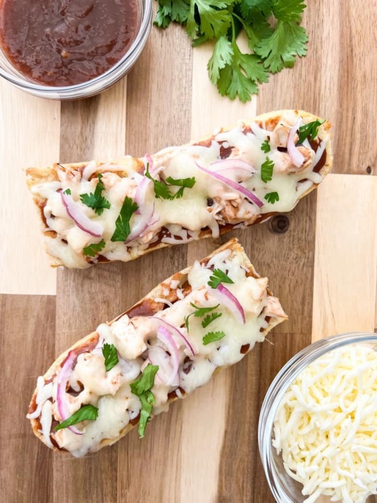 BBQ Chicken French Bread Pizza – Keeping On Point