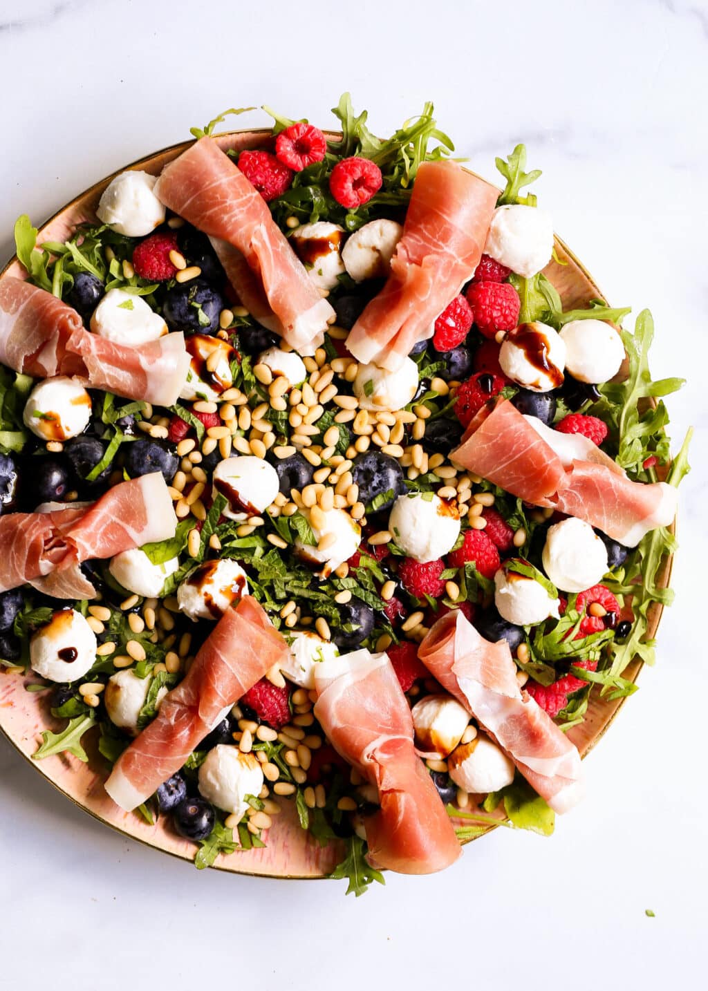 Berry Caprese Salad - Wholesomelicious