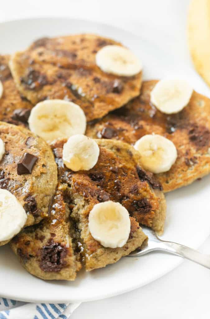 Banana Blender Pancakes for One (Gluten-Free)