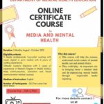 Online Certificate Course in Media and Mental Health – Mental Health Education Nimhans