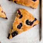 best vegan scones – healthy vegan blueberry scones – homemade bakery-style scones that are moist, tender, egg free, dairy free & easy to make