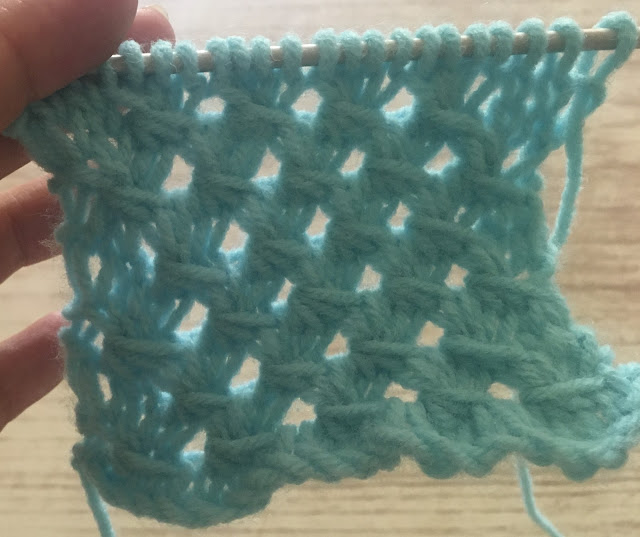Knitting Net Stitch