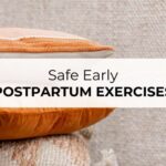image of early postpartum exercise