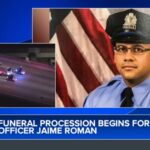 Remembering Jaime Roman: Funeral procession for Philadelphia police officer killed in line of duty | LIVE