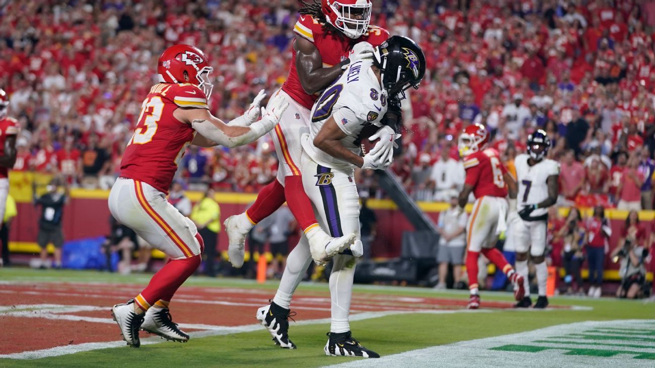 Ravens at odds with officials after overturned TD vs. Chiefs