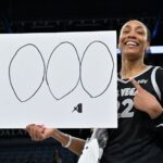 Aces' A'ja Wilson first to score 1,000 points in single season