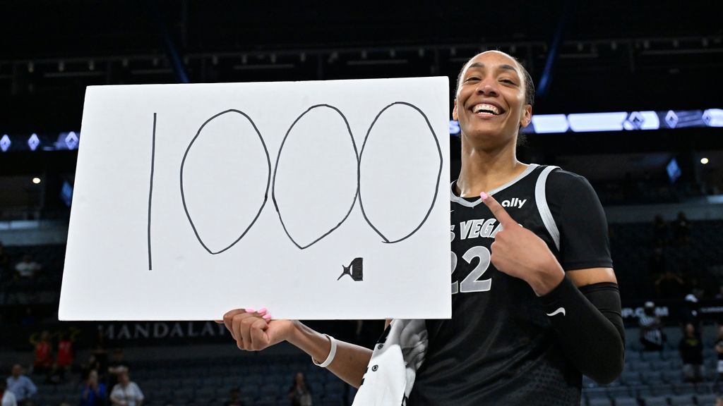 Aces' A'ja Wilson first to score 1,000 points in single season