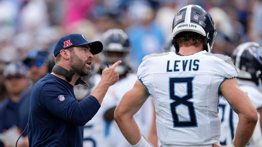 Titans coach doesn't regret 'feelings' after viral criticism of QB Levis