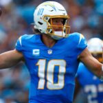 Chargers QB Justin Herbert questionable with high ankle sprain