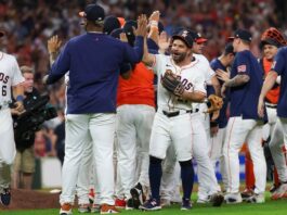 Houston Astros clinch fourth straight AL West title