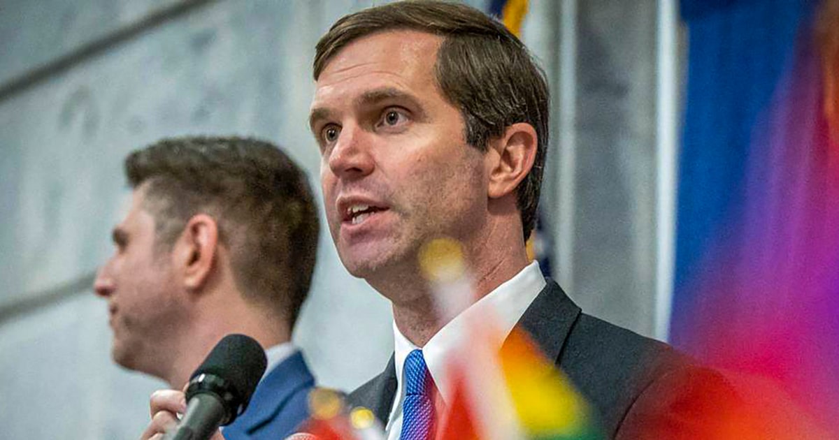 Kentucky Gov. Andy Beshear signs executive order banning conversion therapy