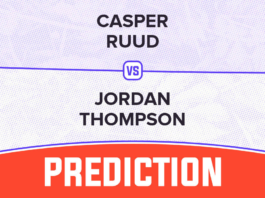 Casper Ruud vs Jordan Thompson Prediction