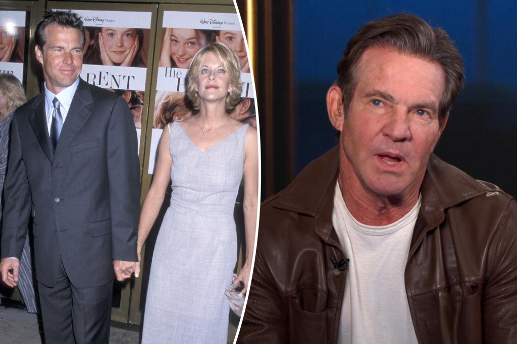 Dennis Quaid makes rare comment about Meg Ryan marriage