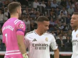 Fans found Kylian Mbappe's response hilarious when Espanyol goalkeeper Joan Garcia tried to distract him: 'I don¿t understand one f*cking word you¿re trying to say to me!'