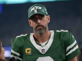 Aaron Rodgers did not appear on Amazon's Thursday Night Football postgame show