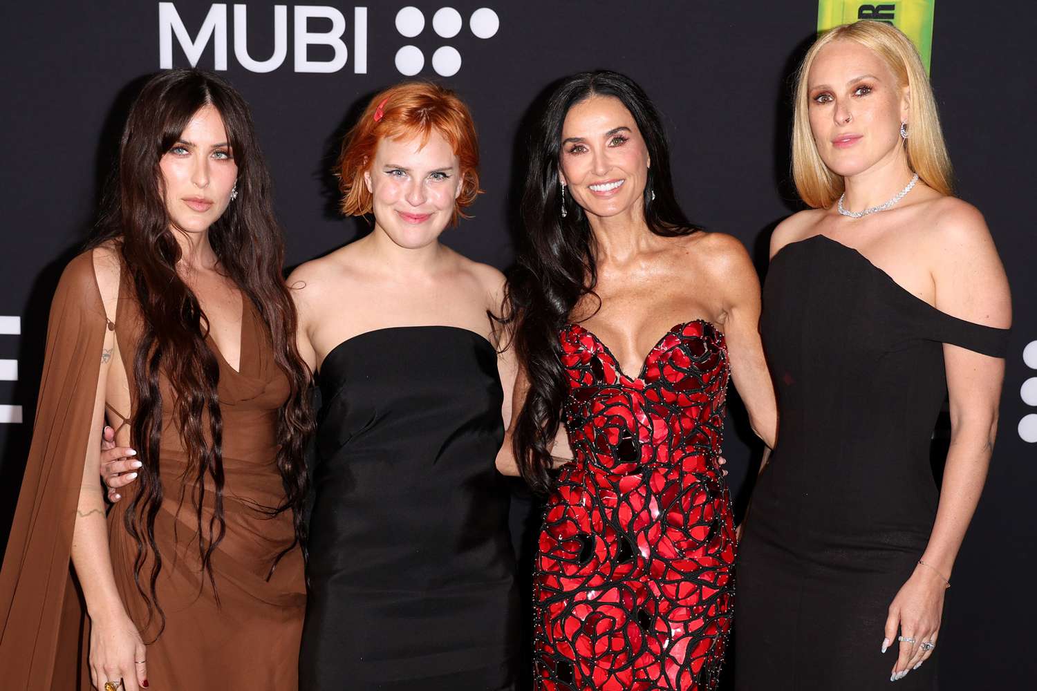 Demi Moore Poses with Her Daughters at 'The Substance' L.A. Premiere: Photos