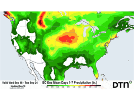 Burst of Heavy Rain Setting Up for Corn Belt