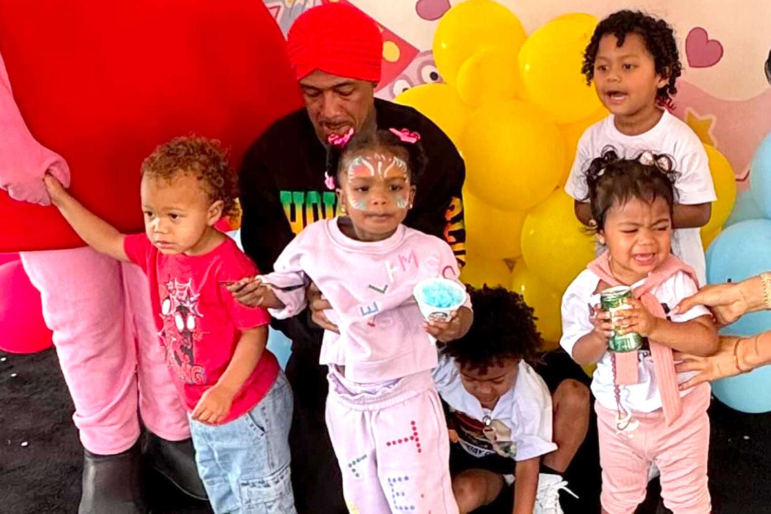 Nick Cannon Shares Rare Snap with 5 of His Kids at Daughter Onyx's 2nd Birthday Party