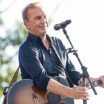 <p>Scott Dudelson/Getty</p> Kevin Costner performs with his band Modern West during the One805Live! charity concert on Sept. 20, 2024