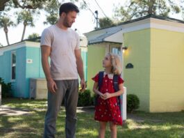 (L-R) Chris Evans as Frank Adler and Mckenna Grace as Mary Adler in &quot;Gifted&quot; now streaming on Prime Video