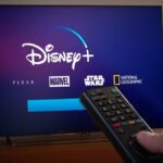 Disney Plus app on a television