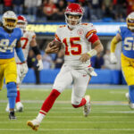 NFL scores, results: Chiefs fend off Chargers as Jayden Daniels leads Washington to blowout win