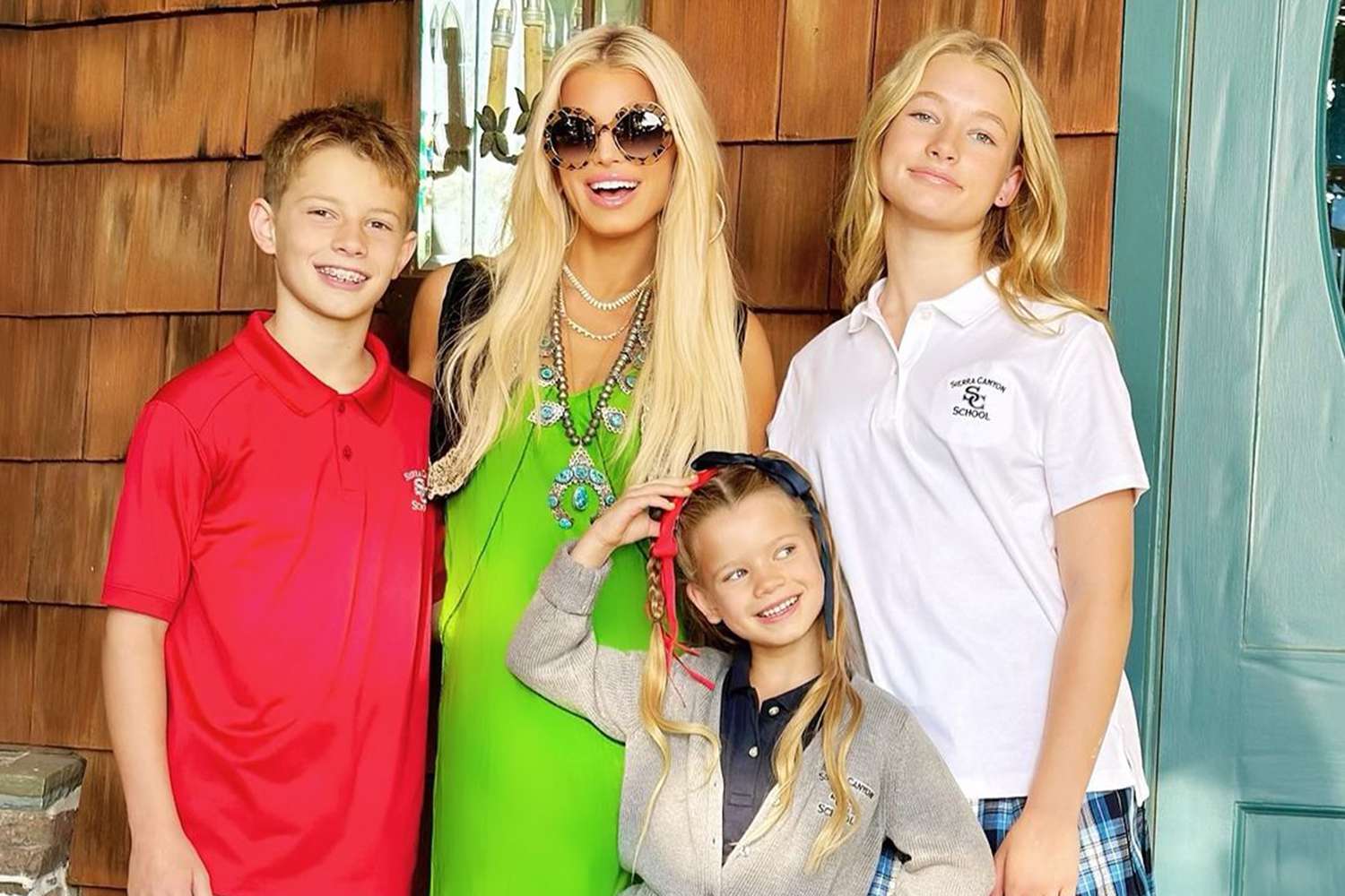 Jessica Simpson Shares Back to School Snap of Kids Maxwell, Ace and Birdie