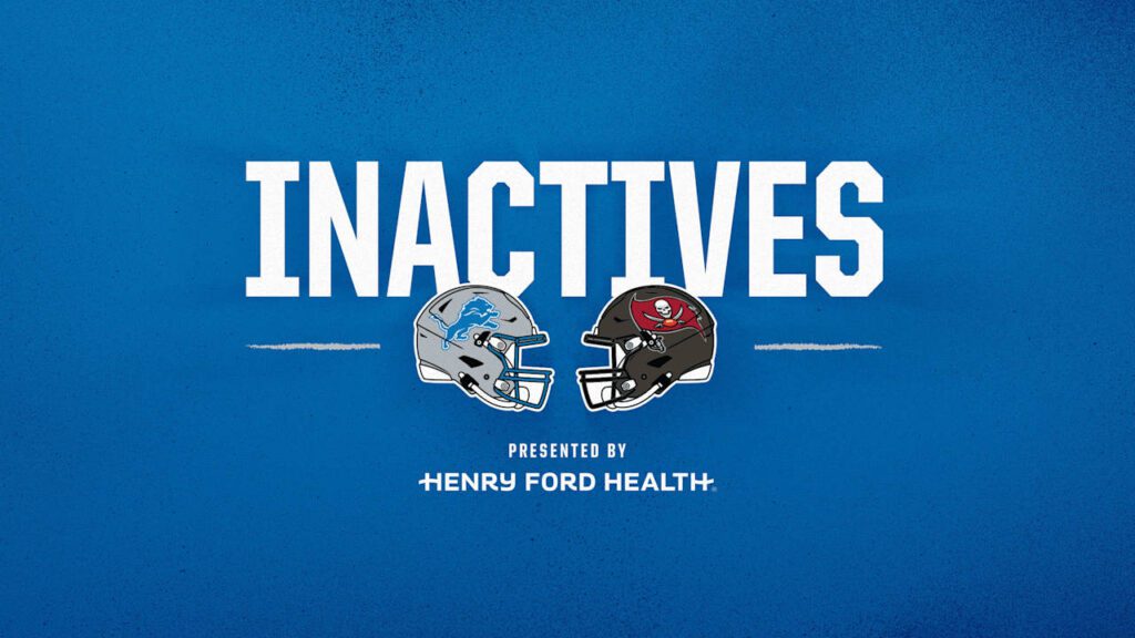 Tampa Bay Buccaneers vs. Detroit Lions, Sunday September 15