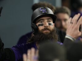 Charlie Blackmon hits homer in Rockies' loss to Dodgers