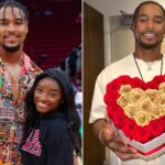 Simone Biles' Husband Jonathan Owens Surprises Her on Gymnastics Tour