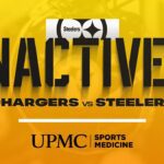 Steelers inactives for Week 3 vs. Chargers