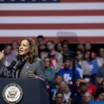 Kamala Harris says she supports ending the filibuster for abortion rights : NPR