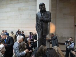 Johnny Cash statue unveiled inside the US Capitol