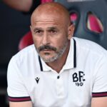 Bologna coach Vincenzo Italiano on August 31, 2024