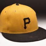 Pirates cap worn by Roberto Clemente on Sept. 30, 1972