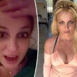 Britney Spears singed hair, eyebrows and eyelashes off in fireplace accident